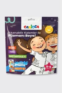 CARİOCA BOYANABİLİR PİJAMA-KEÇELİ 5-6 YAŞ KALEM HEDİYELİ