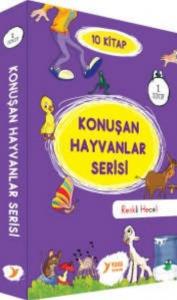 KONUŞAN HAYVANLAR  DÜZ  YAZILI SET - 1.Sınıf -10 Kitap