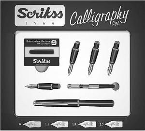 SCRİKSS 33 CALLİGRAFİ SETİ - SİYAH