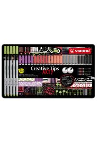 STABİLO FİNE 30 FARKLI UÇ KALINLIKTA VEYA PASTEL RENK KALEM SETİ CREATİVE TİPS ARTY