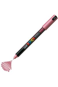 UNİ POSCA PC-1MR 0,7 SU BAZLI POSTER MARKÖR - Metalik Kırmızı