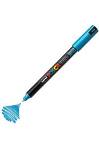 UNİ POSCA PC-1MR 0,7 SU BAZLI POSTER MARKÖR - Metalik Mavi