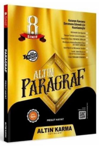 ALTIN KARMA 8.Sınıf ALTIN PARAGRAF Soru Bankası