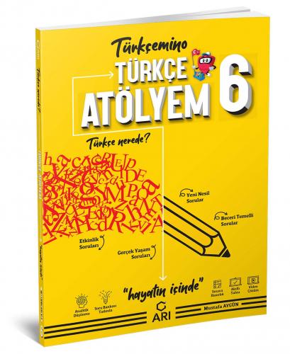 ARI 6.Sınıf TÜRKÇEMİNO TÜRKÇE ATÖLYEM + Yazılı Eki