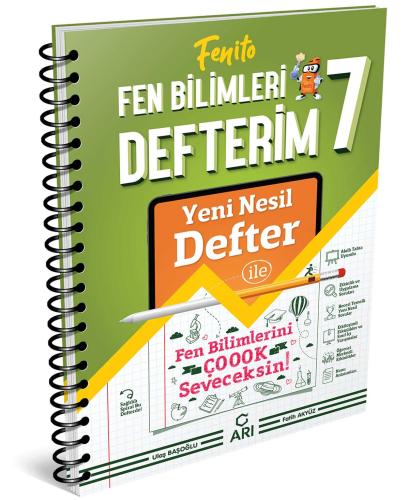ARI 7.Sınıf Fenito FEN BİLİMLERİ Defteri