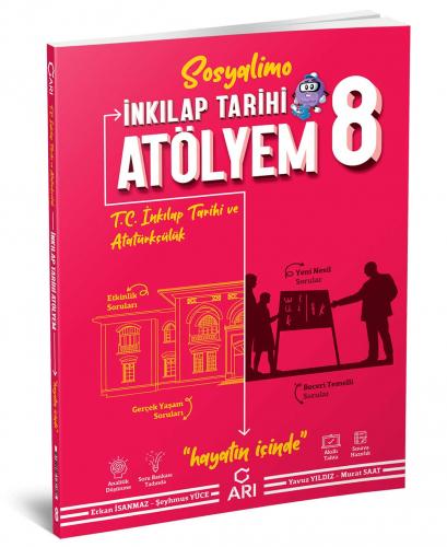 ARI 8.Sınıf SOSYALİMO İNKİLAP TARİHİ ATÖLYEM + Yazılı Eki