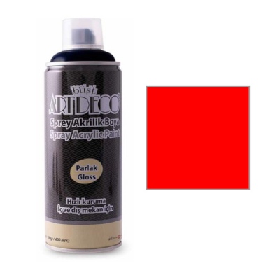ARTDECO AKRİLİK SPREY BOYA 400ml Kırmızı
