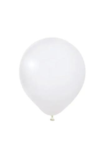 BALONEVİ 18" PASTEL BALON BEYAZ 10 LU