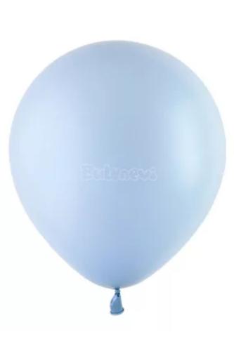 BALONEVİ 18" PASTEL BALON DUMAN MAVİSİ 10 LU