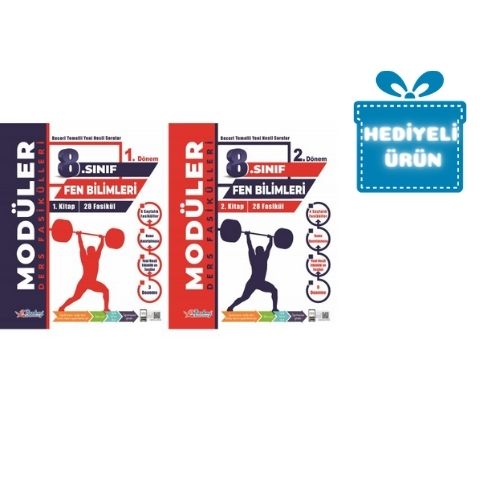 BERKAY 8.Sınıf MODÜLER FEN BİLİMLERİ Ders Fasikülleri - 2 Kitap