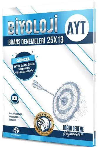 BİLGİ SARMAL AYT BİYOLOJİ 25x13 BRANŞ DENEMELERİ