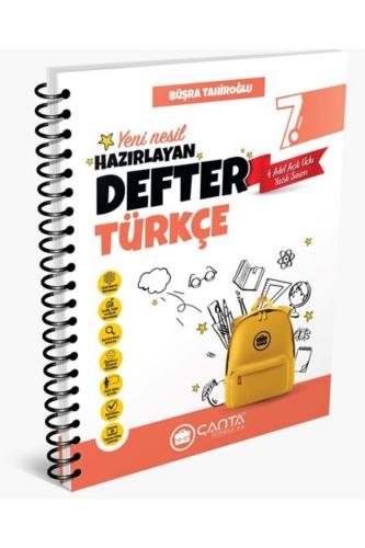 ÇANTA 7.Sınıf TÜRKÇE HAZIRLAYAN DEFTER