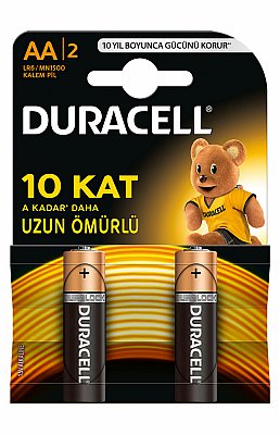 DURACELL KALEM PİL 2 li (AA)