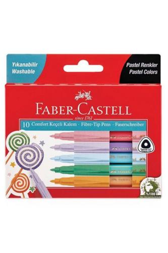 FABER CASTELL COMFORT KEÇELİ KALEM PASTEL 10 lu