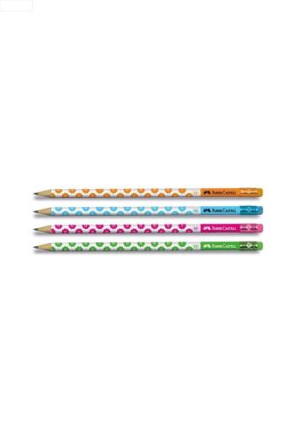 FABER CASTELL FLOWERS KURŞUN KALEM 2B