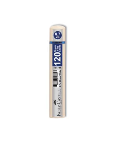 F.CASTELL GRİP 0,7MM 120Lİi 2B MİN UÇ 60MM - BEYAZ TÜP