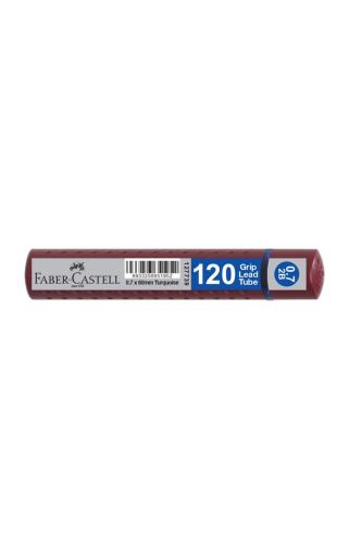 FABER CASTELL GRİP 0,7 120 li 2B MİN UÇ 60 mm - Bordo