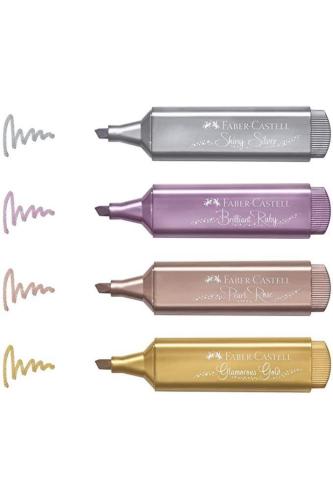 FABER CASTELL K 46 FOSFORLU KALEM Metalik Yakut