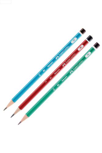 FABER CASTELL MERCANLI ÜÇGEN KURŞUN KALEM 2B
