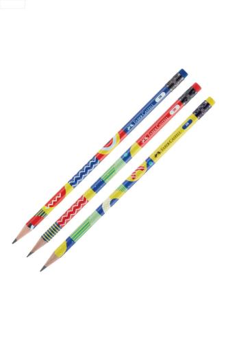 FABER CASTELL POPART KURŞUN KALEM SİLGİLİ 2B