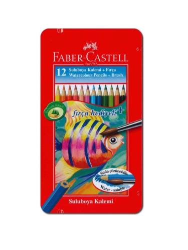 FABER CASTELL SULU BOYA KALEMİ 12 li AQUARELL