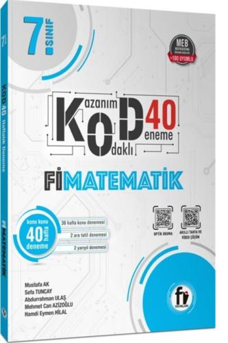 Fİ YAYINLARI 7.Sınıf MATEMATİK KOD 40 DENEME