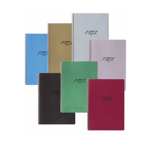 FREE PLATİNUM A4 70 gr 60 yp PP KAPAK DEFTER Çizgili