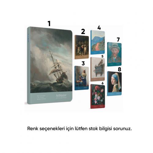 GIPTA ART MASTER İP DKŞ. SERT KAPAK DEFTER 17x24 120 yp Çizgili