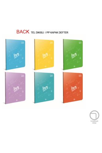 GIPTA ECO BACK A5 80yp.PP KAPAK DEFTER - Çizgili