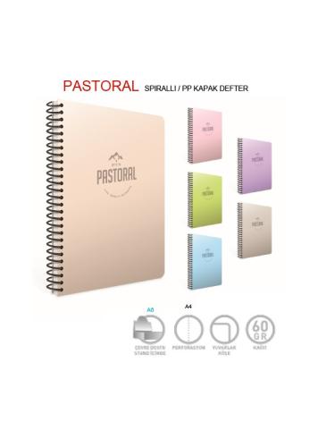 GIPTA PASTORAL SP PP KPK Defter A4 96 yp Çizgisiz