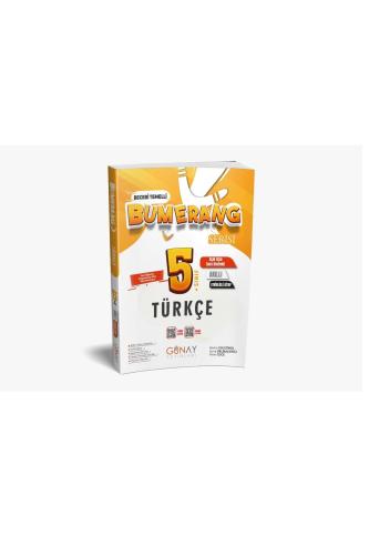 GÜNAY 5.Sınıf TÜRKÇE BUMERANG Soru Bankası