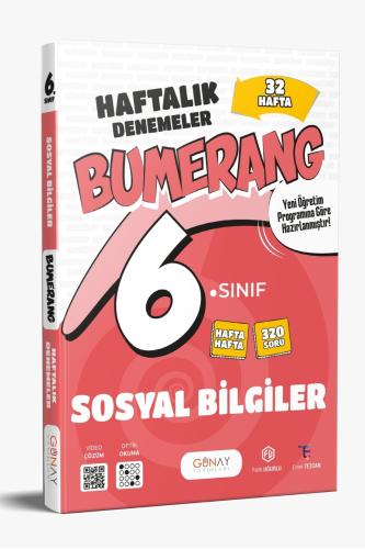 GÜNAY 6.Sınıf BUMERANG SOSYAL BİLGİLER 32 Haftalık Denemeler