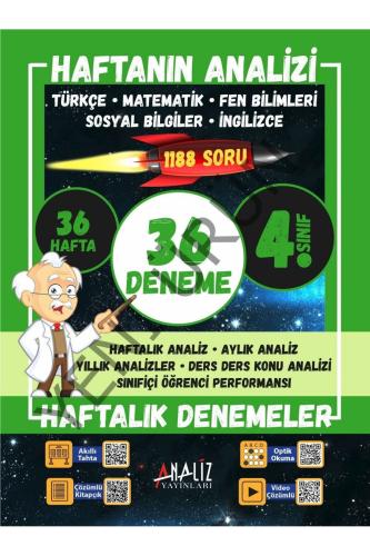 HAFTANIN ANALİZİ 4.Sınıf 36 DENEME