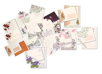 K.COLOR 10 lu İvory  Mektupluk Set