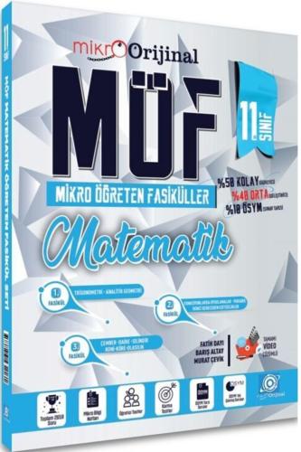 MİKRO ORİJİNAL 11.Sınıf MATEMATİK SETİ MÖF MİKRO ÖĞRETEN FASİKÜLLER
