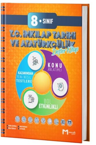 MOZAİK 8.Sınıf İNTRO İNKILAP TARİHİ DEFTER KİTAP
