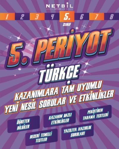NETBİL 5.Sınıf PERİYOT TÜRKÇE Soru Bankası