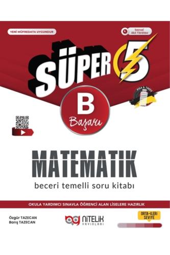 NİTELİK 5.Sınıf SÜPER MATEMATİK Soru Bankası - B