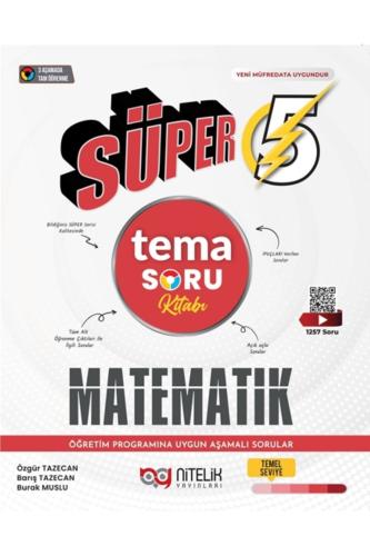 NİTELİK 5.Sınıf SÜPER MATEMATİK TEMA Soru Bankası
