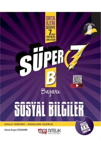 NİTELİK 7.Sınıf SÜPER SOSYAL BİLGİLER Soru Bankası - B