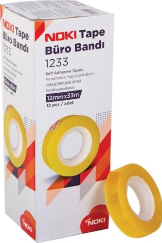 NOKİ 12X33 ŞEFFAF BÜRO BANDI