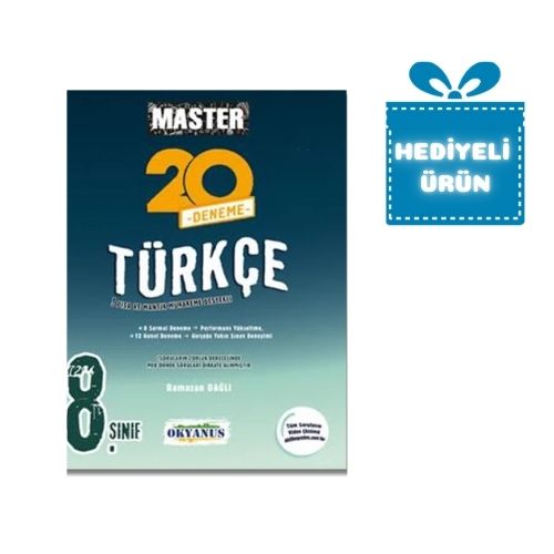 OKYANUS 8.Sınıf MASTER TÜRKÇE 20 DENEME SINAVI