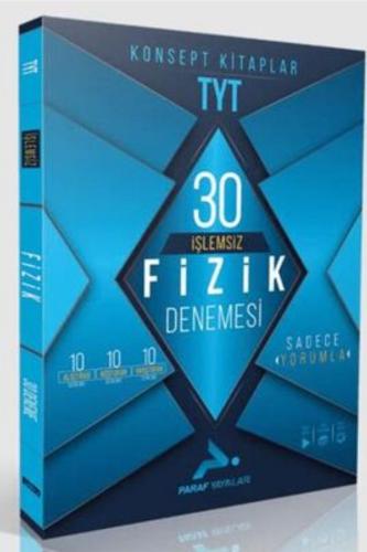 PARAF TYT İŞLEMSİZ FİZİK 30 DENEME