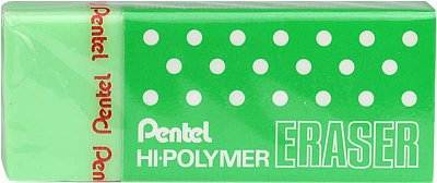PENTEL Hİ-POLYMER SİLGİ KÜÇÜK BOY YEŞİL