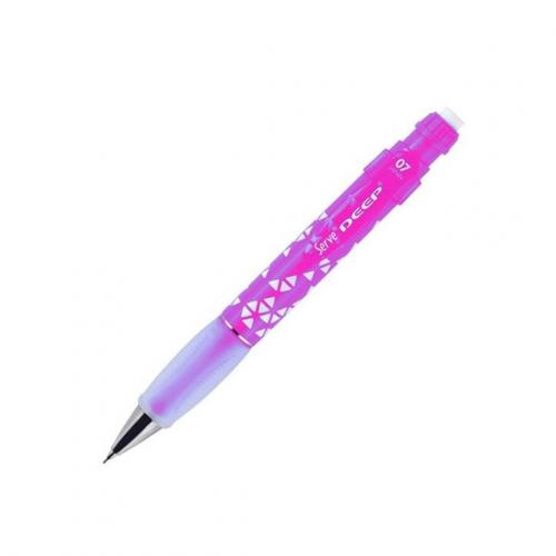 SERVE DEEP 0,7 mm VERSATİL UÇLU KALEM ÜÇGEN BASKILI Şeker Pembe