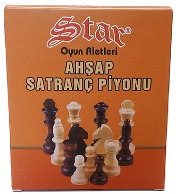 STAR AHŞAP NO:3 SATRANÇ PİYONU TURNUVA İÇİN Kod:1050248