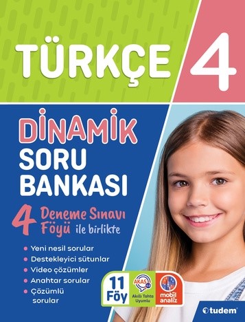 TUDEM 4.Sınıf TÜRKÇE DİNAMİK Soru Bankası