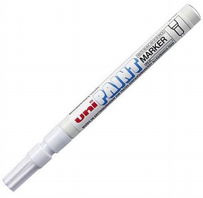 ÜNİBALL PX-21 PERMANENT YAĞBAZLI KALICI P.MARKÖR Beyaz