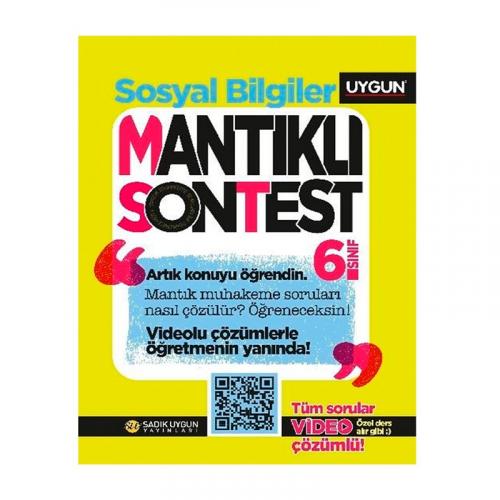UYGUN 6.Sınıf SOSYAL BİLGİLER Mantıklı Bilgili Sontest