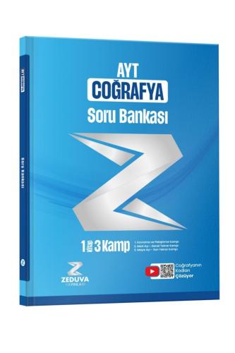 ZEDUVA COĞRAFYANIN KODLARI AYT COĞRAFYA 1KİTAP 3 KAMP SORU BANKASI